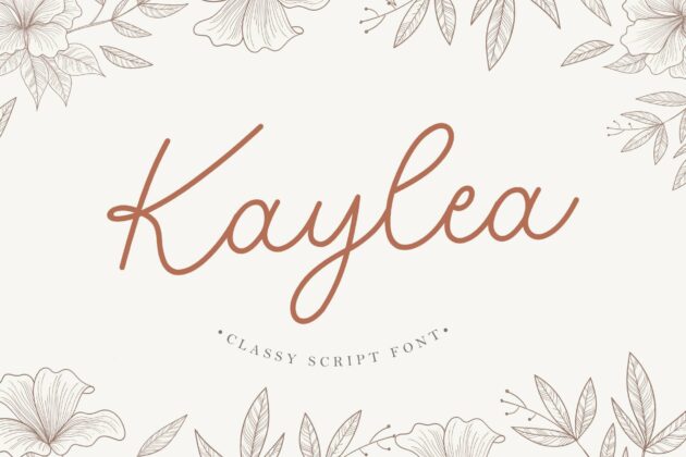 Kaylea Script Poster 3