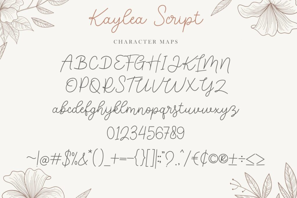 Kaylea Script Poster 4