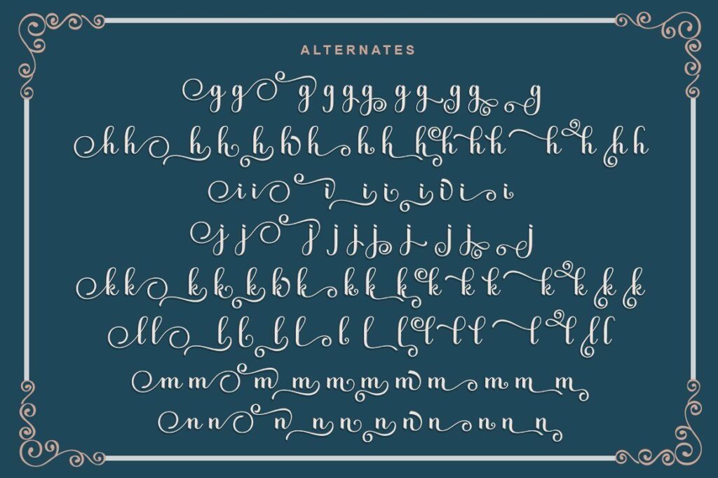 Kimberly Script | 3 Style Poster 1