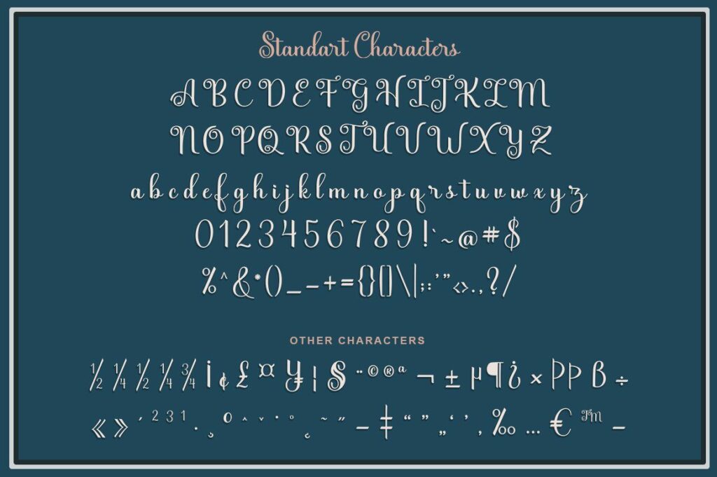 Kimberly Script | 3 Style Poster 5