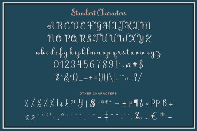 Kimberly Script | 3 Style Poster 5