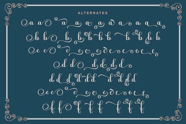 Kimberly Script | 3 Style Poster 6