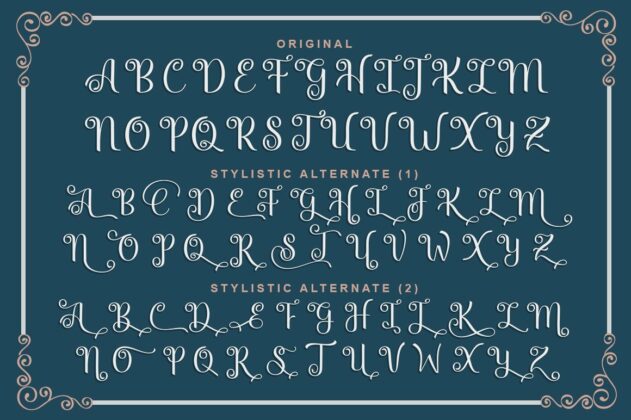 Kimberly Script | 3 Style Poster 8