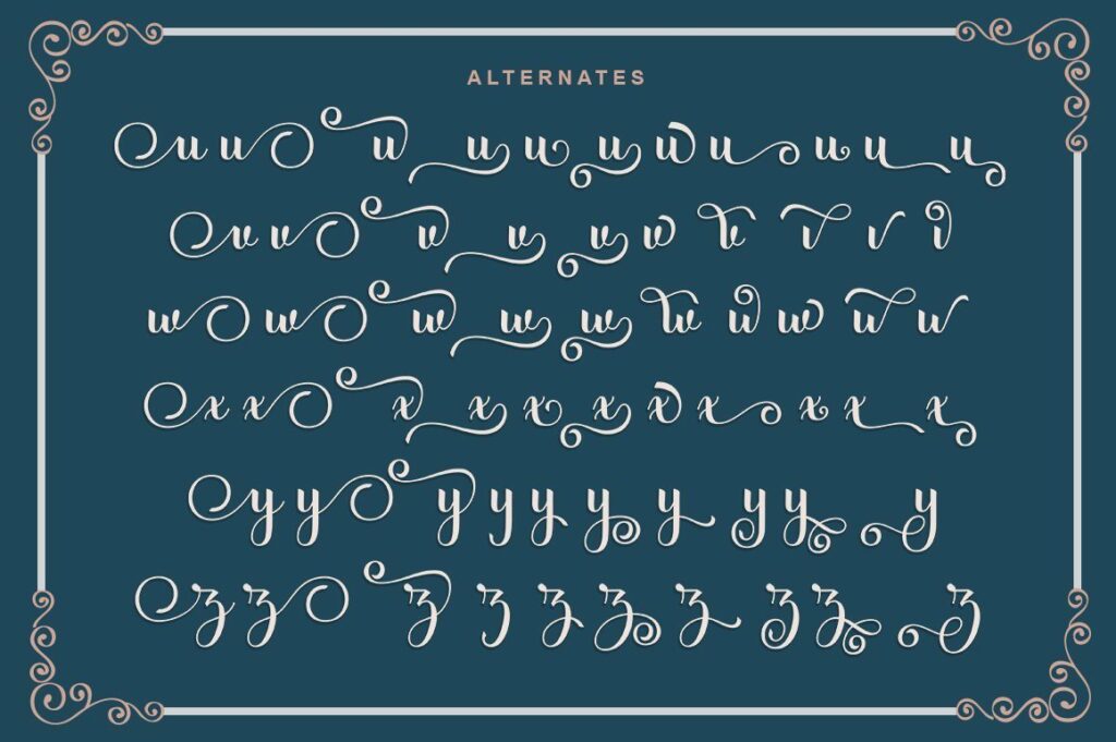 Kimberly Script | 3 Style Poster 11