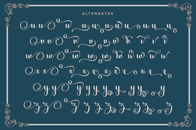 Kimberly Script | 3 Style Poster 11