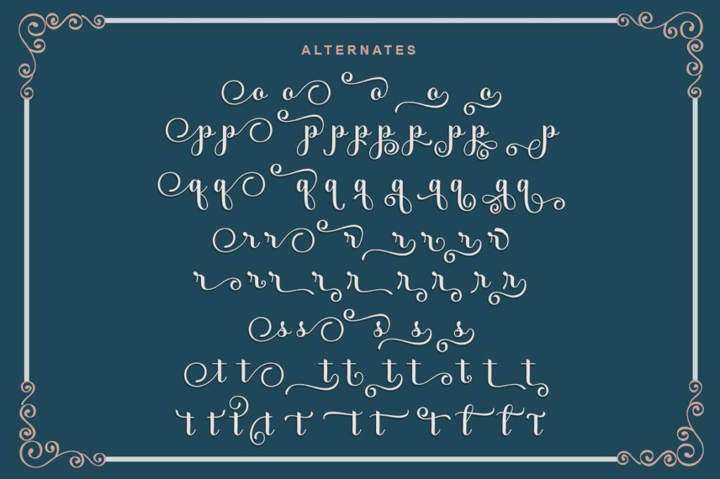 Kimberly Script | 3 Style Poster 14