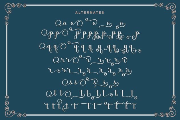 Kimberly Script | 3 Style Poster 14