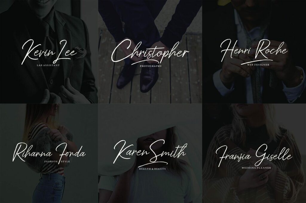Kingstoner Signature Font Poster 3