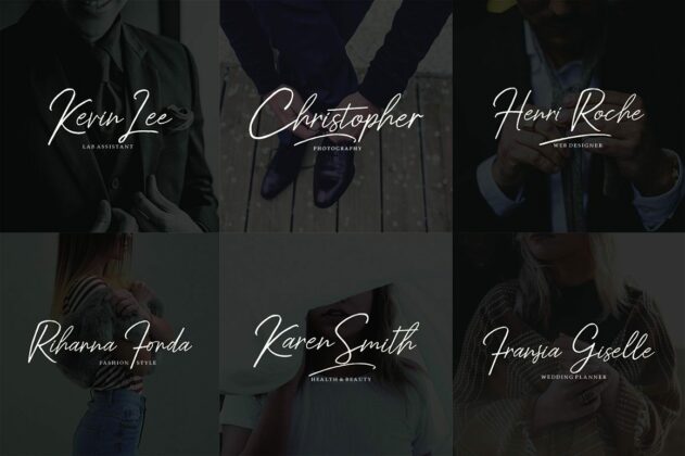 Kingstoner Signature Font Poster 3