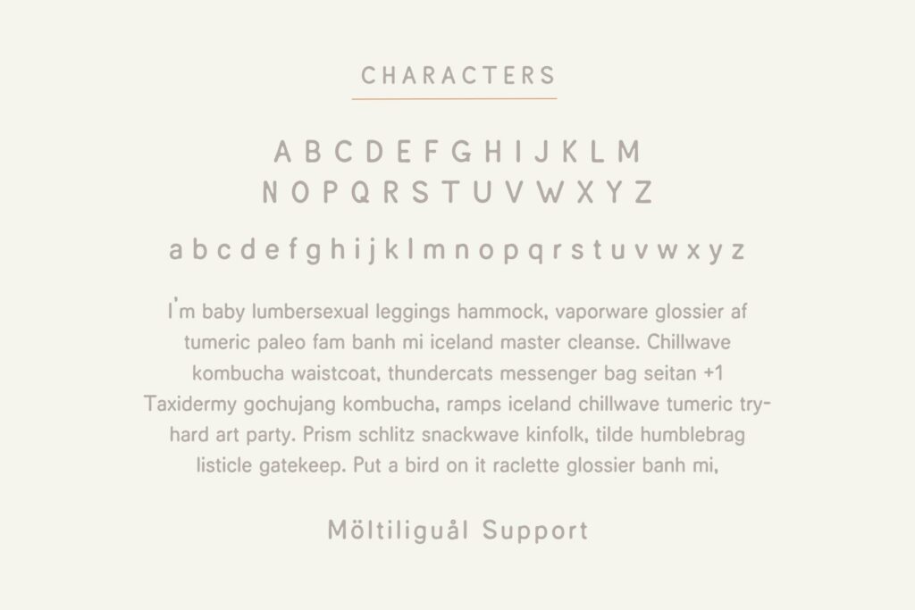 La Coquine Font Duo Poster 2