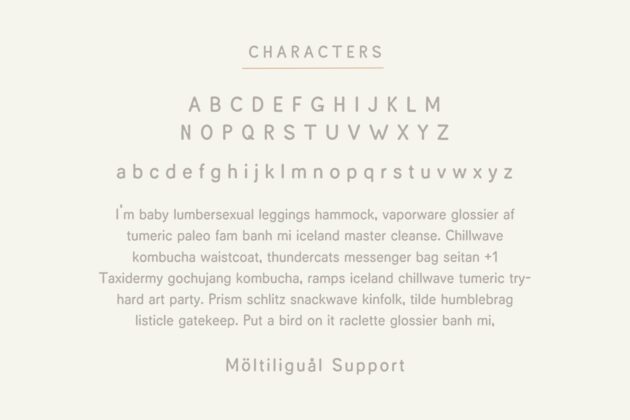 La Coquine Font Duo Poster 2