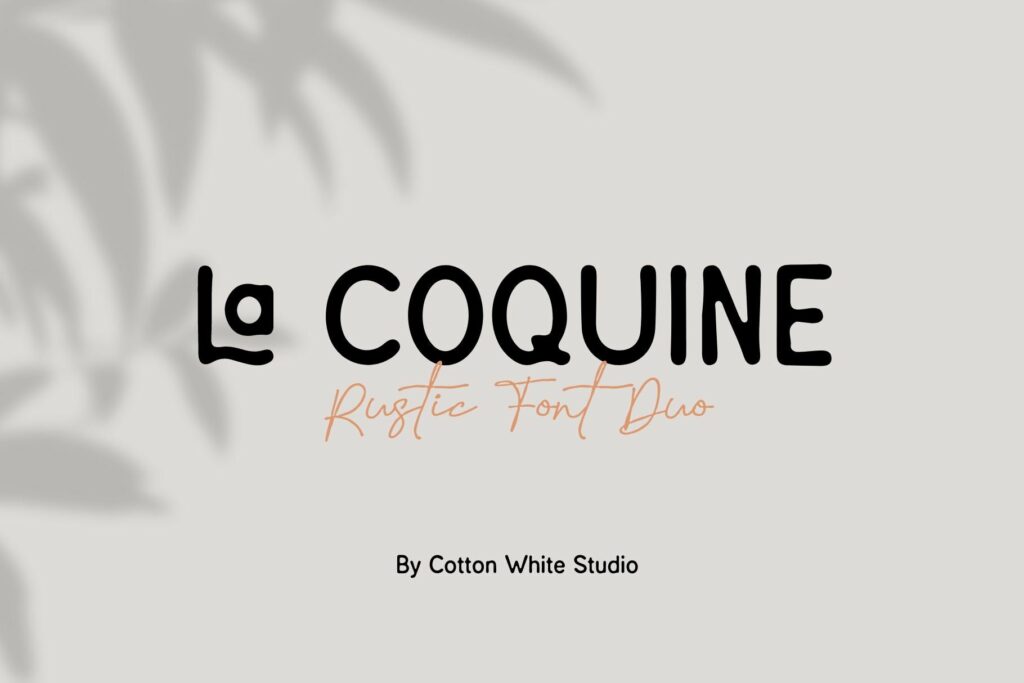 La Coquine Font Duo Poster 9