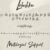 Lelushka Script + Ink marks