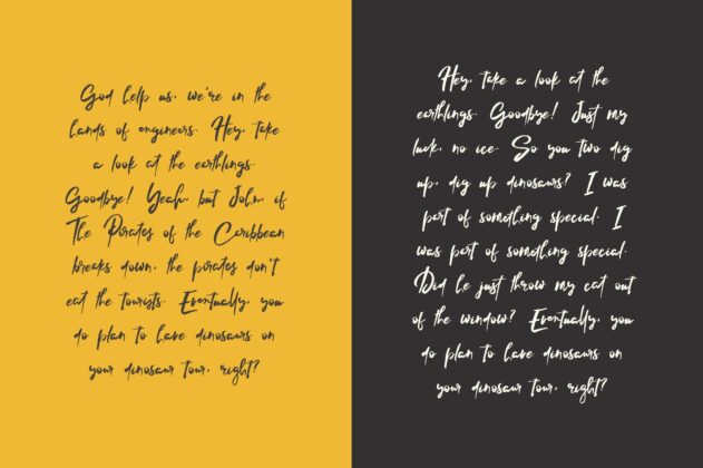 Lelushka Script + Ink marks Poster 8