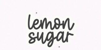 Lemon Sugar - Cute Script Font Poster 1