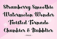 Lennox | Vintage Script Font Poster 1