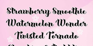 Lennox | Vintage Script Font Poster 1