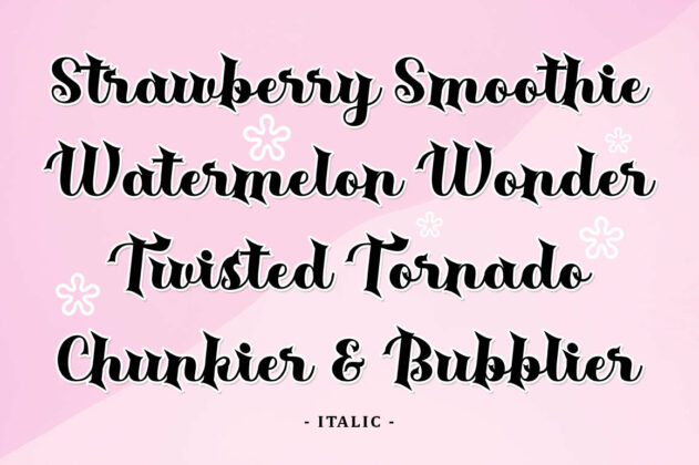 Lennox | Vintage Script Font Poster 1