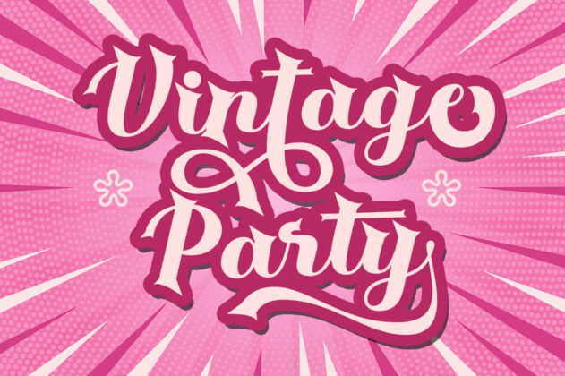 Lennox | Vintage Script Font Poster 5