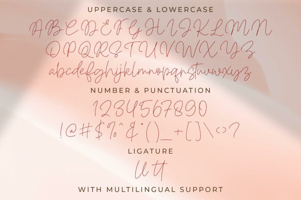 Lentera Hati - Handwritten Font Poster 4