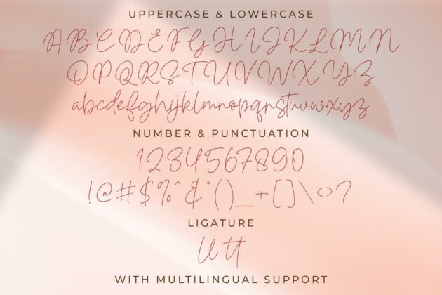 Lentera Hati - Handwritten Font Poster 4