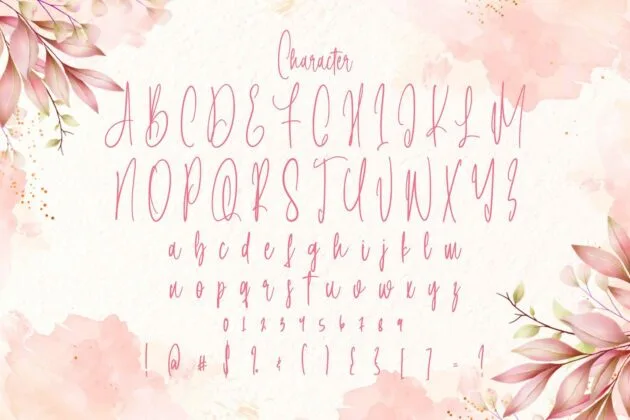 Lintang Kangen - Handwritten Font Poster 4