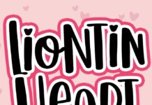 Liontin Heart Font Poster 1