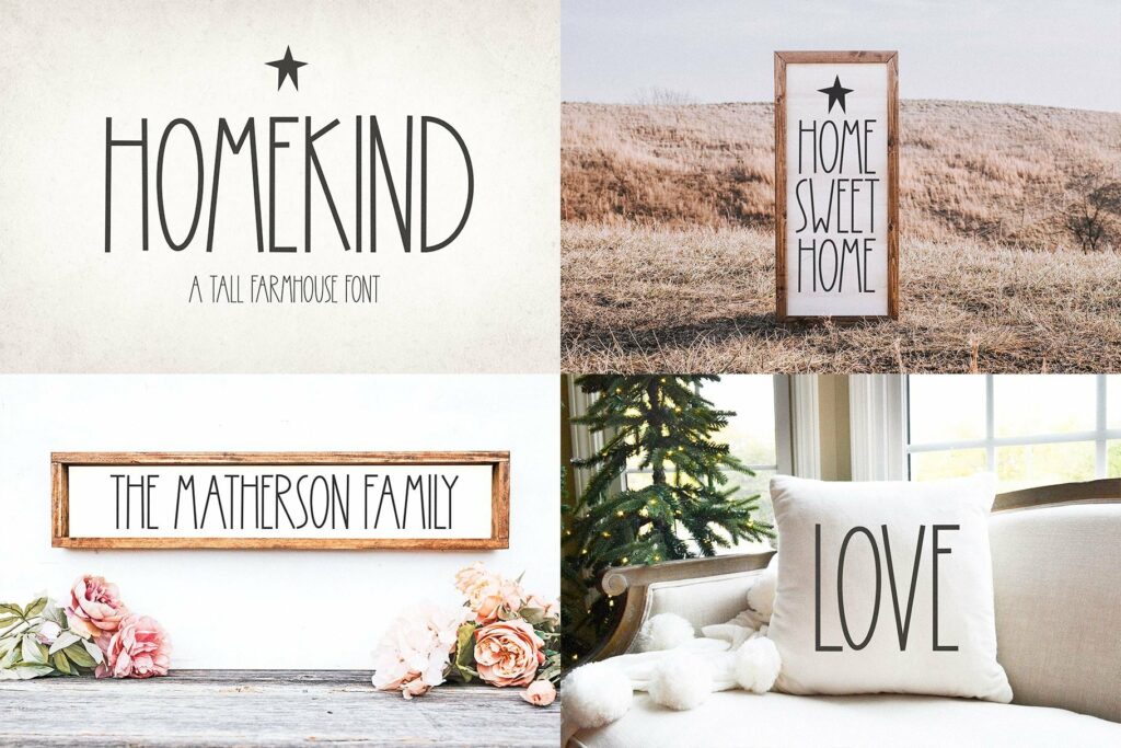 Little Farmhouse Font Bundle Poster 1