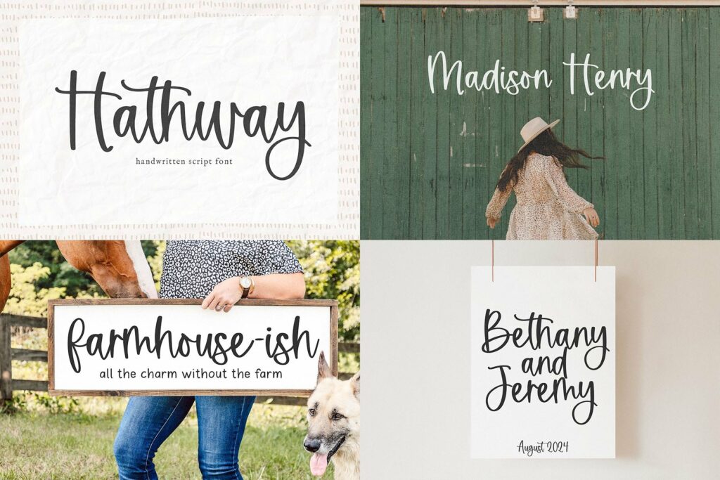 Little Farmhouse Font Bundle Poster 5
