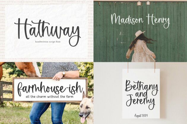 Little Farmhouse Font Bundle Poster 5