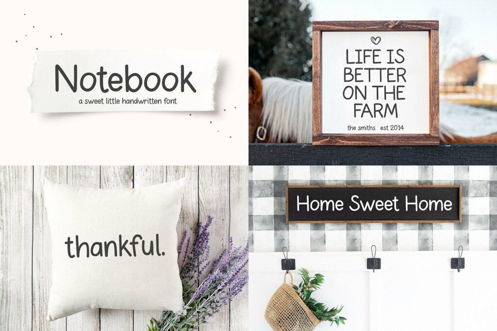 Little Farmhouse Font Bundle Poster 6