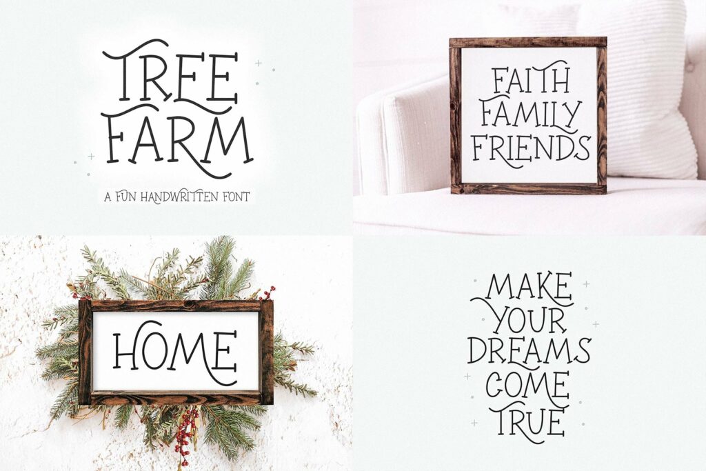 Little Farmhouse Font Bundle Poster 9