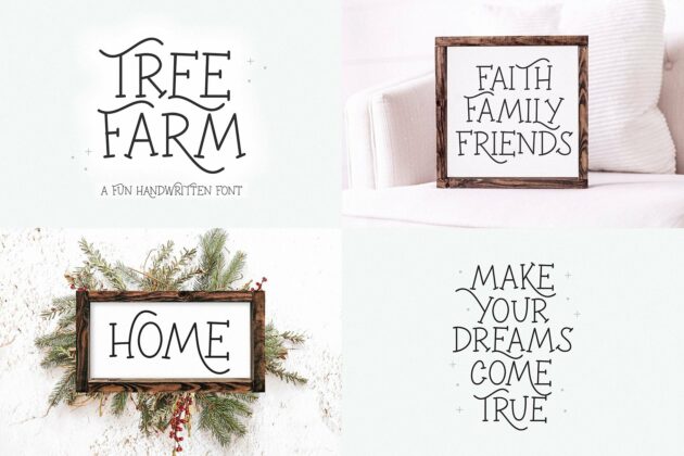 Little Farmhouse Font Bundle Poster 9