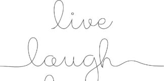 Live Laugh Love - Sketch Font Poster 1