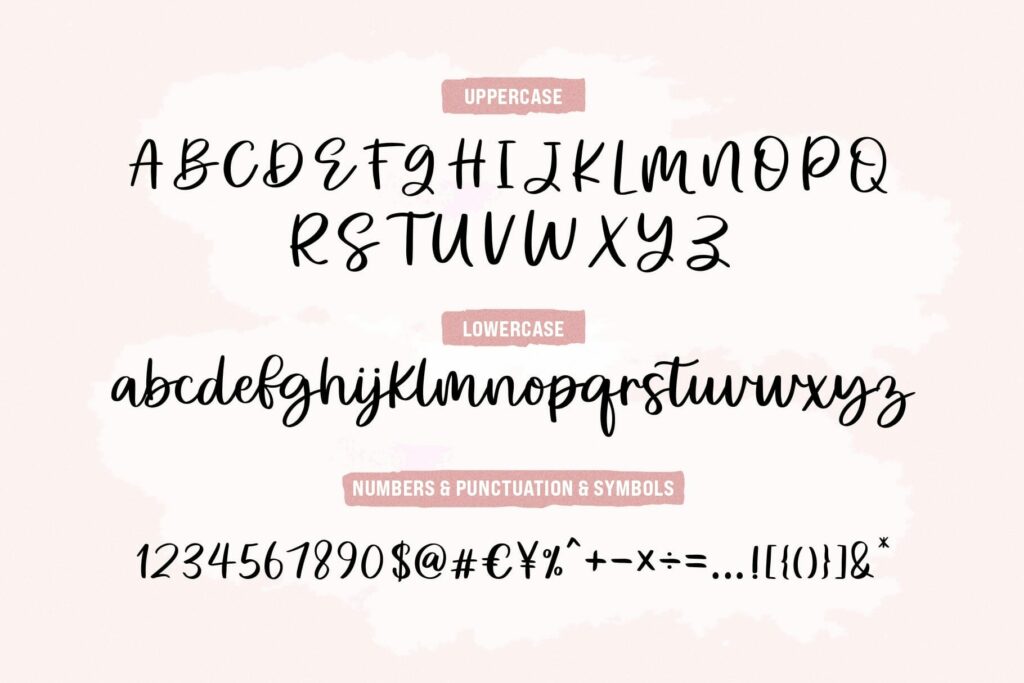 Love Always - Modern Script Font Poster 7