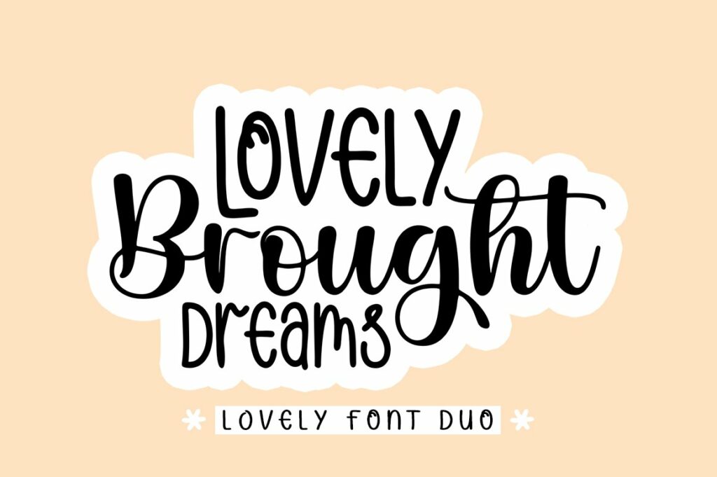 Lovely Brought Dreams Poster 2