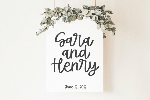 Lovestar - Cute Script Font Poster 9
