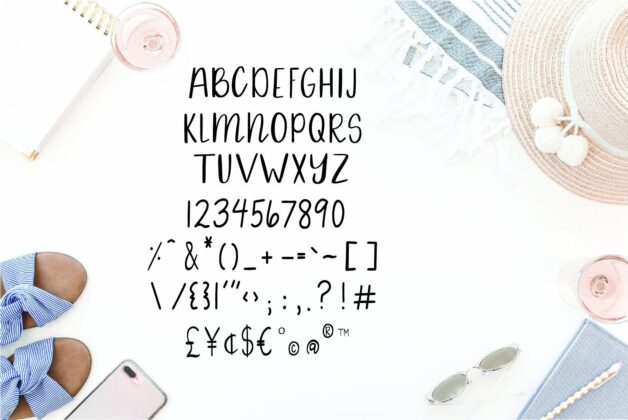 Low Tide Handwritten Font Poster 3
