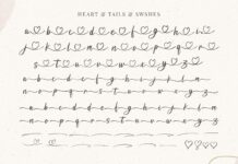 Luca Noah - Brush Heart Script Font Poster 1