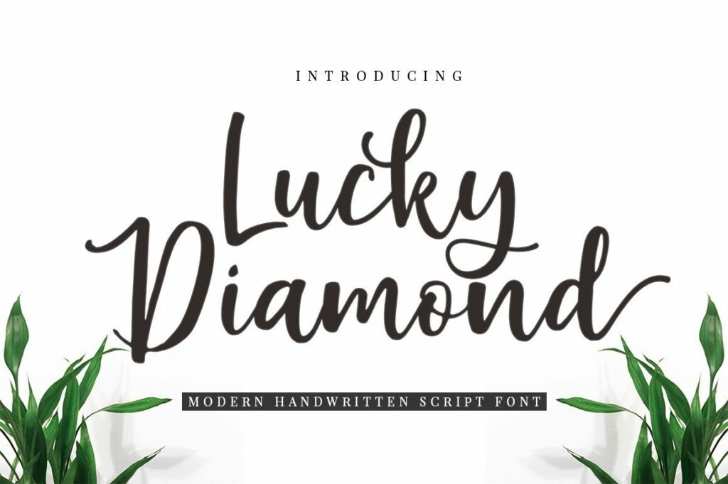 Lucky Diamond Script Poster 7