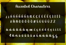 Luscious Lemon - A thick script font Poster 1