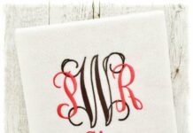 Machine Embroidery Fonts Intertwined Letters Monogram Designs - Machine Embroidery Monogram Fonts - 3 Sizes - Instant Download Poster 1