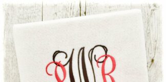 Machine Embroidery Fonts Intertwined Letters Monogram Designs - Machine Embroidery Monogram Fonts - 3 Sizes - Instant Download Poster 1