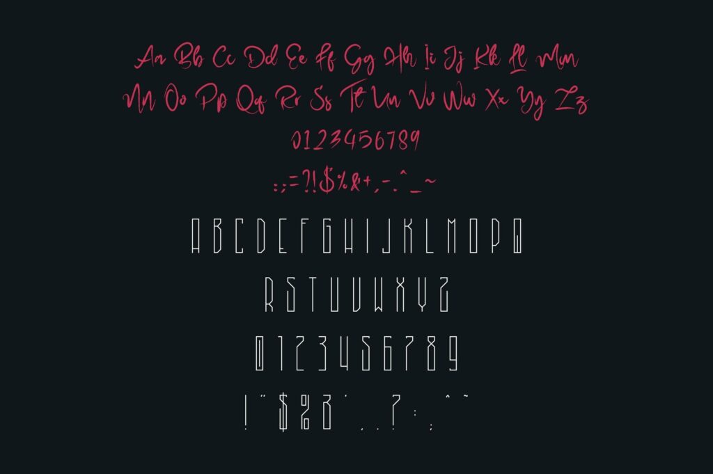 Madhouse font duo + Extra Poster 1