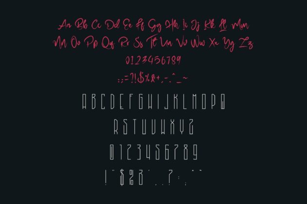 Madhouse font duo + Extra Poster 1