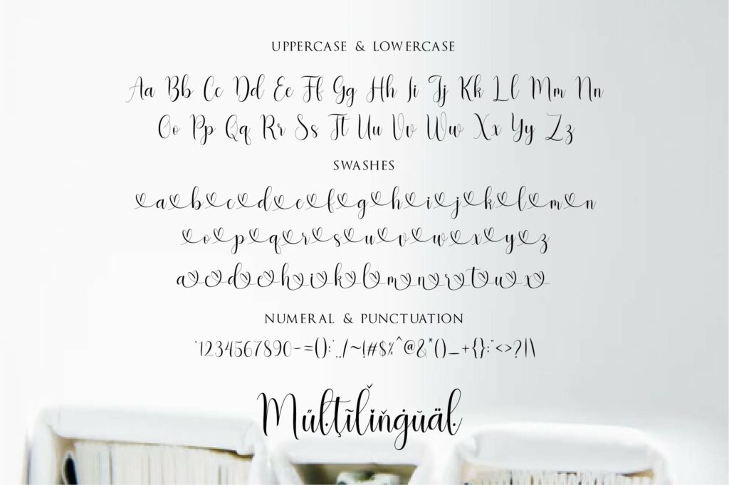 Magenta Script Font Poster 4