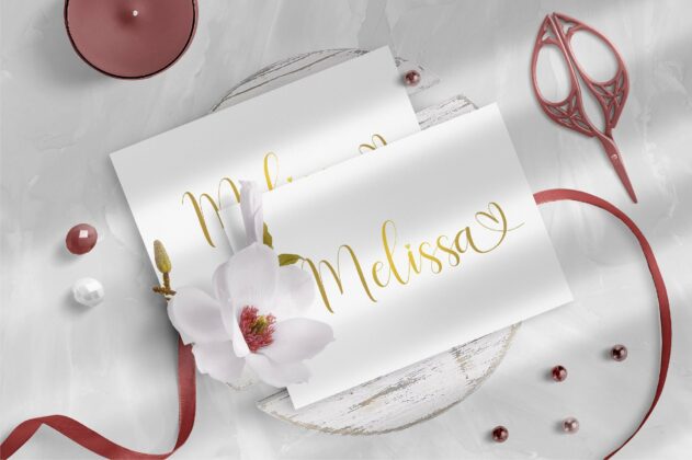 Magenta Script Font Poster 5