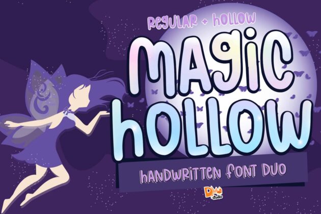 Magic Hollow Font Poster 4