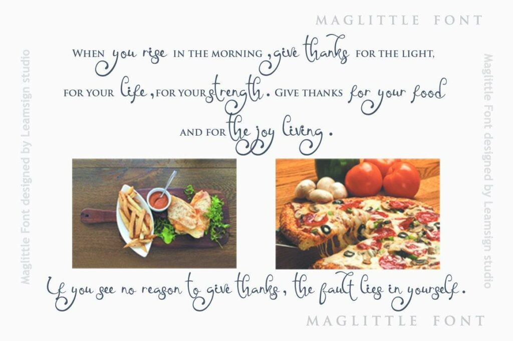 Maglittle Font Poster 2