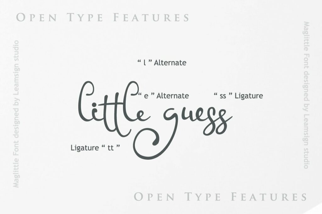 Maglittle Font Poster 7